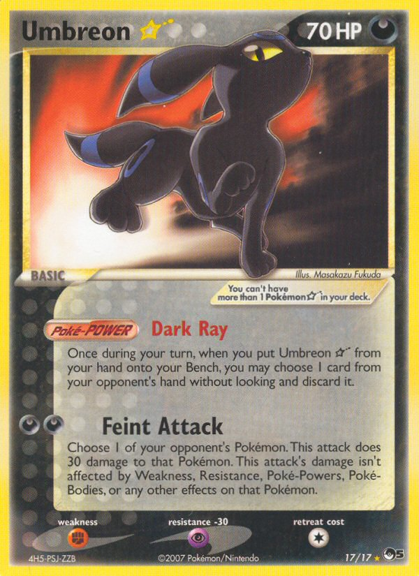Umbreon Gold Star