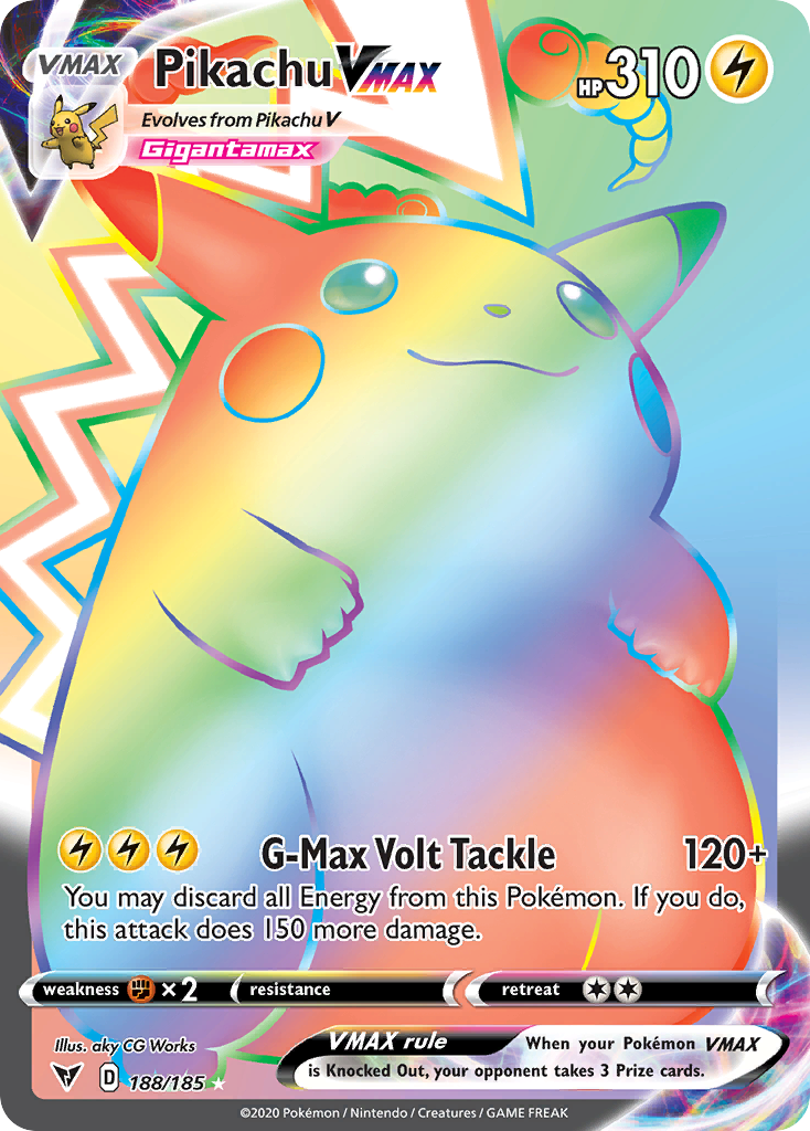 Pikachu VMAX (Rainbow Rare)